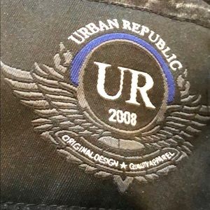 Urban Republic Leather Sleeve Jacket